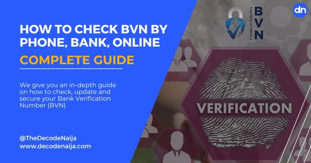 How To Check BVN