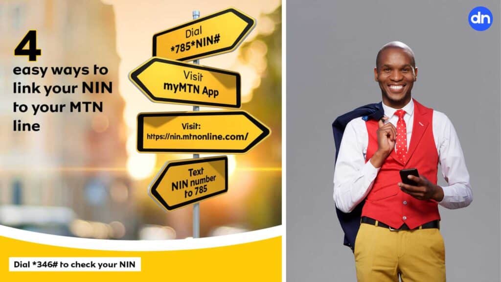 How to Link NIN to MTN, NIN Code for MTN, NIN Code to Check NIN on MTN - DecodeNaija