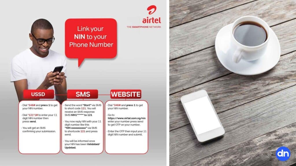 How to Link NIN to Airtel, NIN Code for Airtel, NIN Code to Check NIN on Airtel - DecodeNaija